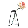 Alambre de Hierro Escandinavo Flores Secas Soporte para Arreglos Florales Jarrón de Metal Adorno Creativo de Escritorio Soporte para Jarrón Móvil Artesanías de Alambre de Hierro