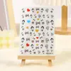Rosa Estilo Japonés Pegamento Uña Arte Pegatina Lindo Lindo Patito Ins Dibujos Animados Diversión Infantil Estilo Graffiti Calcomanía 3D con Pegamento