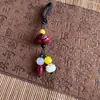 Colgante de Cinabrio para Mujer Llavero Benmingnian Hebilla de Seguridad Llavero de Coche Pixiu Colgante de Bolsa Calabaza Colgante
