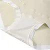 Pantaletas de algodón clase A de cintura alta para maternidad, pantaletas de algodón sin teñir, sin costuras, con sensación de segunda piel, para el embarazo, pantalones de maternidad con soporte para el abdomen en el embarazo medio-tardío