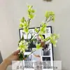 Flores de Orquídea Artificiais para Teto de Salão de Casamento, Fundo de Decoração Floral, Guia de Corredor, Arranjo de Flores para Teto Alto, Orquídea de Neve Perfumada