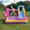 Castillo inflable para niños, tobogán de caramelo para el hogar, trampolín interior, trampolín pequeño y mediano para exteriores, juguetes inflables