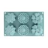 Molde de Silicona con Forma de Flor de 6 Piezas Transfronterizo Hecho a Mano DIY Gelatina Jabón Pastel de Arroz Molde para Pastel de Luna Utensilios para Hornear