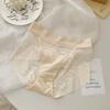 Encaje Sexy Braguitas de Satén 2024 Nuevo Cintura Ancha Cómoda Malla Sin Costuras Transpirable Calzoncillos de Cadera para Mujer