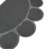 Alfombrilla para Mascotas con Huella de Pata Grande y Pequeña Alfombrilla de Gato de PVC Alfombrilla para Limpiar Pies Manteles Individuales para Mascotas Alfombrilla para Comer Alfombrilla para Limpiar Polvo Alfombrilla de Plástico