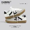 Zapatillas de Entrenamiento Retro Alemanas Globales para Mujer 2026 Nuevas de Verano Malla Transpirable Zapatillas de Plataforma Forrest Gump Moda Versátiles Zapatos Blancos