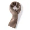 Novo estilo outono e inverno, 100% caxemira pura, unissex, cachecol de tricô estilo coreano, grosso e quente para clima frio