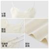 Camisola de Encaje Fresca de Verano Ropa Interior para Mujer Espalda Hermosa Fresca Algodón Peinado Corta Sexy Chaleco Base para Mujer