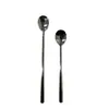 Cuchara de Acero Inoxidable 304, Cuchara Larga para Hielo Estilo Coreano, Cuchara Doméstica, Cuchara para Mezclar Cócteles
