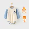 Ropa Jingqi para Bebés Recién Nacidos Derong Monos de Otoño e Invierno Monos para Bebés de Pocos Meses Ropa Cálida para Casa