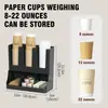 Portavasos de Papel, Estante de Almacenamiento Montado en la Pared, Portavasos de Papel para Café, Caja de Almacenamiento, Dispensador de Vasos Desechables