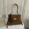 Bolsa de Mão Matelassê Vintage Nova Outono/Inverno Transfronteiriça 2026 Versátil Fashionável Tendência Ombro Único Transversal Bolsa Kelly