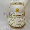 Tetera de Esmalte para Comercio Exterior, Tetera Vintage para Agua Fría, Tetera Doméstica con Capacidad de 2.5L, Tetera de Esmalte en Varios Diseños y Colores