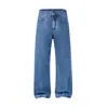 Novedad Otoño/Invierno 2026 Moda Urbana Holgada para Hombre Retro Americano Clásico Casual Rectos de Pierna Ancha Jeans