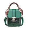 Bolso Cruzado Pequeño Retro de Patrón de Piedra Versátil Moda Portátil Bolso de Hombro Bolso Tote Pequeño Versátil