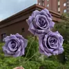 3 Arreglos de Rosas de Diamante para Montaje de Escena de Boda, Guía de Escenario, Pared de Flores de Piso, Flores Falsas de Techo, Flores de Seda, Flores Artificiales al por Mayor