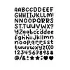 Pegatinas de Letras Inglesas 0.5 Tamaño Pequeño Decoración de Tarjetas de Felicitación Pegatinas de Letras para Álbumes de Recortes