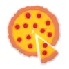 Hamburguesa Perro Caliente Plano Decorativo de PVC Papelería Funda de Teléfono Accesorios para el Cabello Accesorios para Joyería DIY Parche de Goma Blanda de Pizza