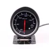 Defibf Instrumento de Modificación de Coche de 2.5 pulgadas con Luz Roja y Blanca Voltaje Temperatura del Agua Temperatura del Aceite Turbina Hidráulica con Sensor
