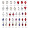 Arte de uñas transfronterizo, joyería de diamantes, pegatinas de aleación japonesas para uñas, K9, corazón puntiagudo, decoración tridimensional de uñas de cristal superbrillante.