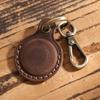 Venta Caliente en el Extranjero Soporte para AirTag Llavero Funda Protectora de Cuero Rastreador de Mascotas Funda de Cuero Tarjeta de Acceso Dispositivo Antiperdida