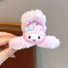 Pinza de Agarre Sanrio para Niños Pinza de Peluche Linda para Niña Pinza de Tiburón para la Parte Trasera de la Cabeza de Niña Pasador Adorno para el Cabello