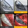 Líquido restaurador de faros kineshinex, limpiador para amarilleamiento de pantallas de lámparas de coche, kit de herramientas, no requiere pulido