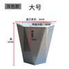 Vaso de flor automático absorvente de fábrica, vaso de flor grande verde para mesa, sala de estar, varanda, vaso de resina duplo, atacado