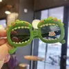 Gafas de Sol Polarizadas de Dibujos Animados para Niños Pequeños Dinosaurio Silicona Niños Lindas Gafas de Sol Niños Monstruo Pequeño Divertido Festival