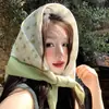 Pañuelo Cuadrado Fino de Cereza Dulce de Verano Pañuelo de Seda para Mujer Accesorio de Viaje Pañuelo para la Cabeza Corbata de Cuello Prenda en Capas Top Tubo Falda Cubre-Traje para Mujer