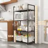 TEMU Xiyin Estante de Almacenamiento para Baño Transfronterizo Estante de Almacenamiento para Cocina Estante de Almacenamiento para Horno de Microondas Estante de Almacenamiento Multifuncional