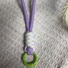 Llavero Trenzado Corto Colorido con Diseño de Nudo, Almacenamiento Exquisito, Moderno y a la Moda