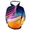 Amazon AliExpress comercio exterior deseo nuevo remolino impresión digital 3D chalecos con capucha moda europea y americana chalecos para hombre y mujer