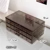 Caja de almacenamiento de escritorio caja de joyería acrílica caja de diamantes caja con cajón rejilla de clasificación de diamantes para uñas caja de joyería de almacenamiento de clasificación