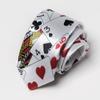 Xiao Xia Song estilo coreano moda casual gravata 5 centímetros versão estreita britânica na moda masculino e feminino estudantes personalidade poker hip hop
