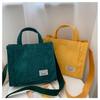 Bolso para Mujer Pana 2022 Nuevo Bolso de Mano Coreano Casual Harajuku Bolso de Hombro Cruzado Venta al por Mayor Transfronteriza