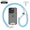 Cordón para Carcasa de Teléfono Móvil Multifuncional Anti-Pérdida Correa Tejida para el Cuello Ajustable Larga Correa para Teléfono Portátil