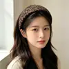 Diadema de Peluche Gris Serie Gris 2026 de Ala Ancha para Mujer, Pinza para el Cabello de Alto Volumen Otoño e Invierno, Nueva Diadema para Lavarse la Cara