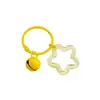 Cascabeles Transparentes de Colores para Joyería, Muñeca de Arte con Cuentas Hecha a Mano para DIY, Anillo para Libro, Colgante para Llavero, Accesorios de Estrella de Cinco Puntas