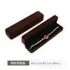 Caja de Terciopelo para Collares, Caja Extendida de Terciopelo para Guardar Collares, Caja de Terciopelo Multicolor para Colgantes y Pulseras, Caja Coleccionadora de Horquillas Chinas