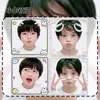 Cartões postais fofos de rabisco de Piggy e Muman, Lumu Wang, Lujie, Mu Zhi Chen, mercadorias de casal, cartas colecionáveis Zhimei