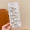 Grampo de Cabelo com Laço Doce Estilo Fresco Infantil Super Fada Menina Franja Lateral Cabelo Desfiado Acessório de Cabeça Presilha Bico de Pato