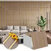 Mármol Imitación Dorado 3D Pegatinas Decorativas para Renovación de Paredes Papel Tapiz a Prueba de Aceite e Impermeable Azulejos Autoadhesivos Envío Transfronterizo