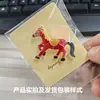 Broche de Caballo Rojo Estilo Palacio Retro, Exquisito y Lujoso, Accesorio Versátil para Trajes y Abrigos, Broche de Diseño Único