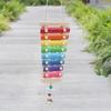 Juguete de pollo xilófono campana de golpeo bloque de madera de color accesorios para jaula de pollo espejo columpio soporte de madera de pimienta poste de soporte mordida