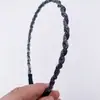 Faixa de Cabelo Trançada com Contas Estilo Coreano, Larga com Pérolas Finas, Novos Acessórios de Cabelo Exquisitos da Moda, Atacado de Headwear