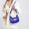 Estilo francês nicho moda feminina bolsa 2024 nova axila saco doce cor sólida laço portátil bolsa feminina saco crossbody
