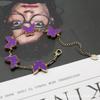 Pulsera de mariposa CDD, nueva pulsera de fritilaria multicolor de doble cara con trébol de cuatro hojas, suministro caliente de comercio electrónico transfronterizo de Amazon