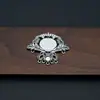 Accesorios de Joyería Vintage DIY Aro de Plata Antigua Mariposa Loto Colgante de Múltiples Agujeros Pasador de Pelo Collar Materiales Hechos a Mano