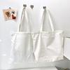 Bolsa de Lona Estilo Preguiçoso Estudante ins Artística Simples Grande Capacidade Estilo Coreano Bolsa de Lona para Mulheres